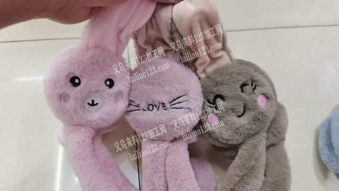 【发外地做】毛绒玩偶平车活外发加工，如图