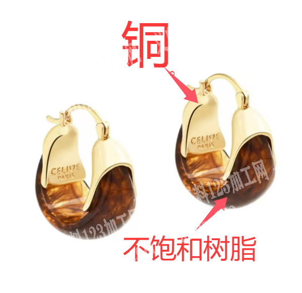 耳环成品订单，如图，寻找专业做铜+不饱和