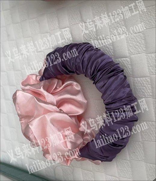 这个布艺发圈，大长圈，寻找工厂，做的请联