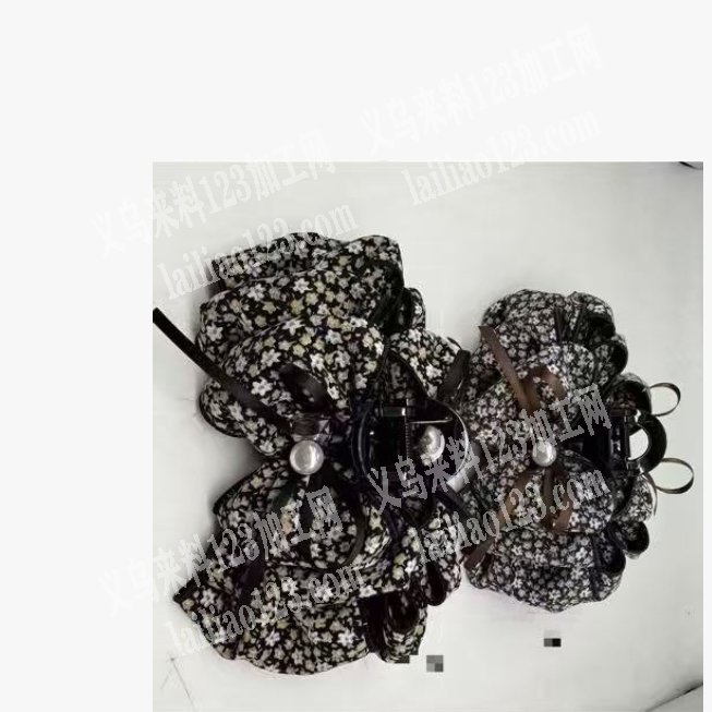 布艺发夹的手工活外发，如图，寻找专业做这