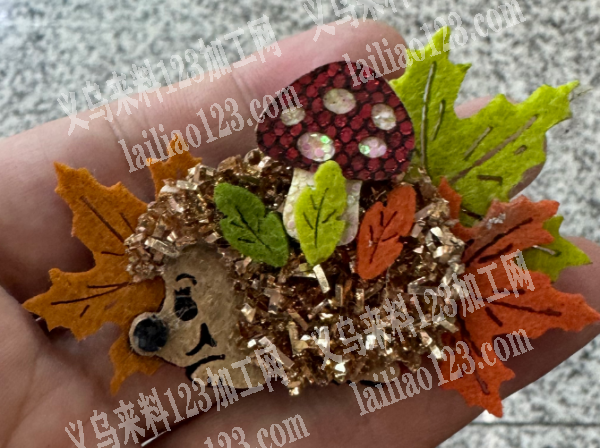 刺猬发夹订单，如图，寻找专业做刺猬发夹的