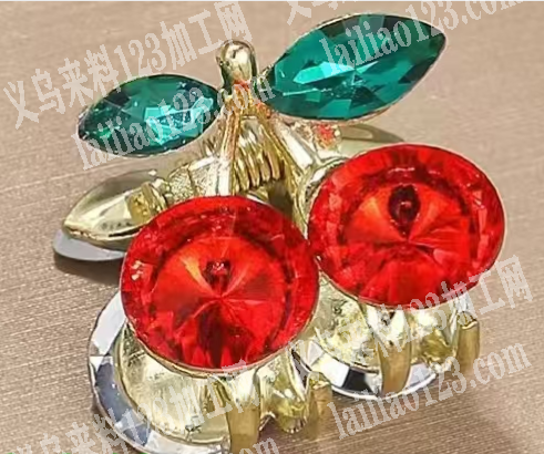 10万点钻外发，发外地。如图。樱桃抓夹点