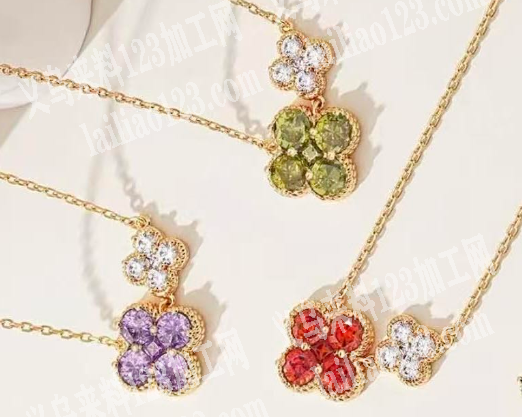 公司四叶草项链订单，如图，寻找成品工厂，