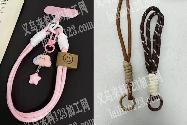 商贸城店面寻找专业做编绳扣绳挂件的工厂合