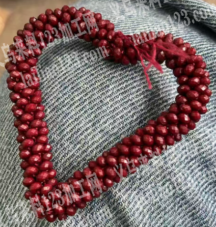 爱心桃串珠+编织的手工活外发，寻找会做的