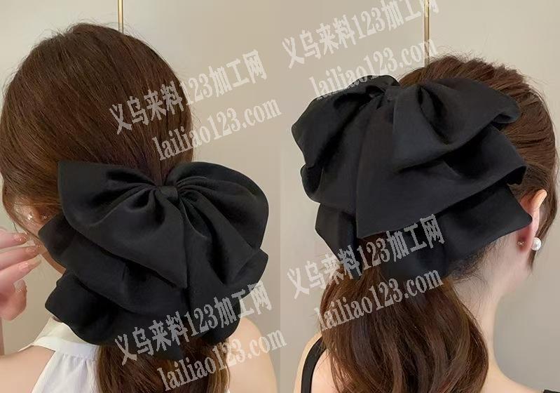 布艺蝴蝶结发饰手工活外发《发外地做》长期