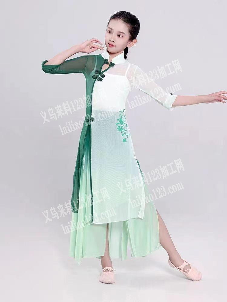 这个舞蹈裙订单外发加工，长裙加吊带。寻找