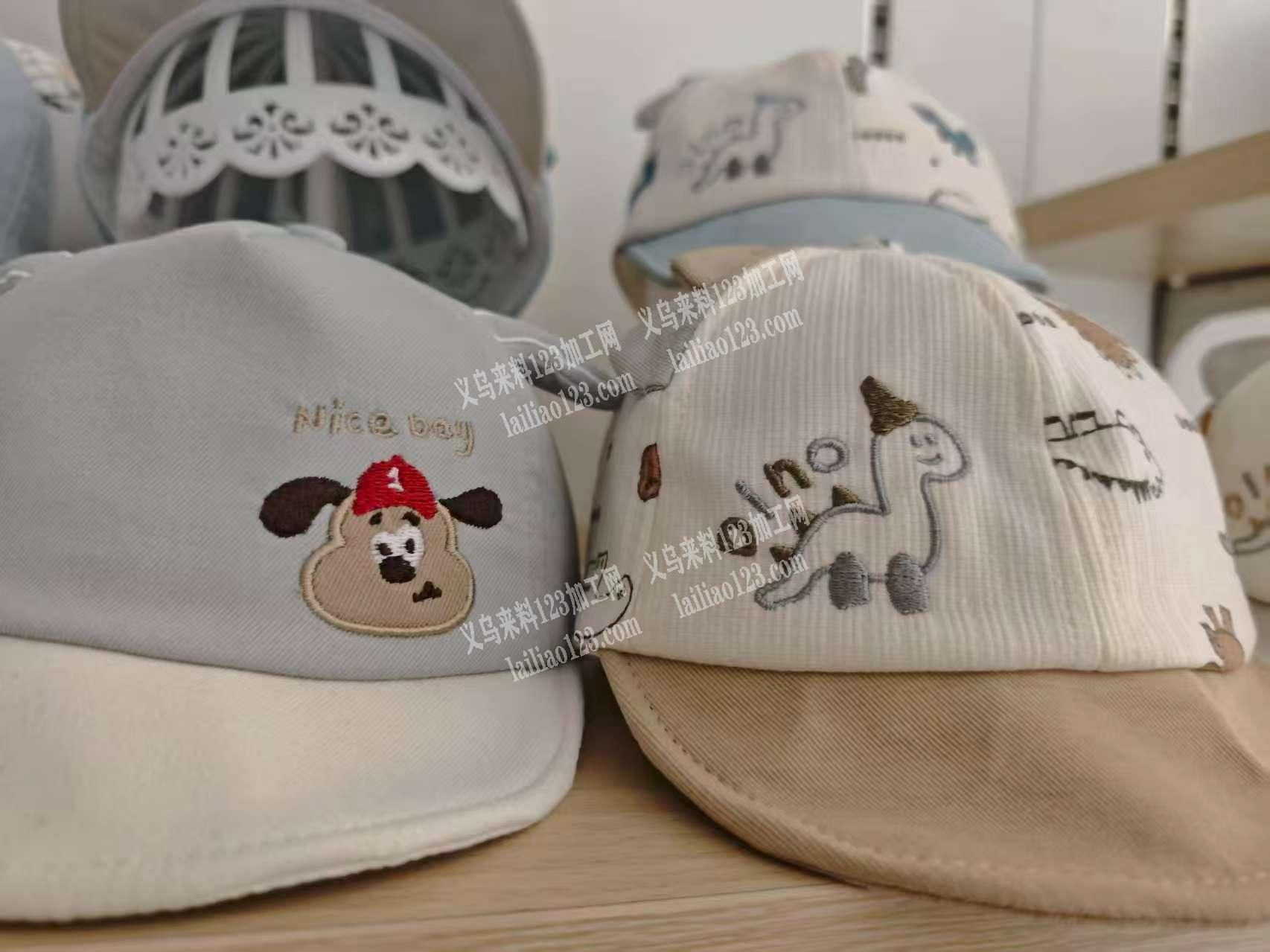 宝宝帽子绣花外发加工，寻找专业做帽子绣花