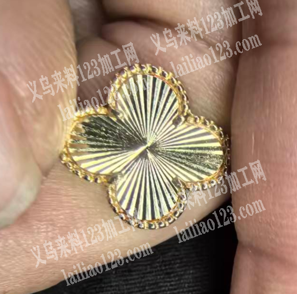 【铜材质的配件订单】四叶草配件订单，如图