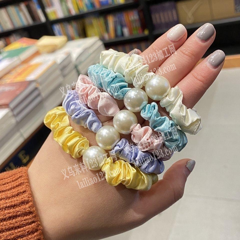 承接发圈加工，各种尺寸翻条，皮筋打头粘接