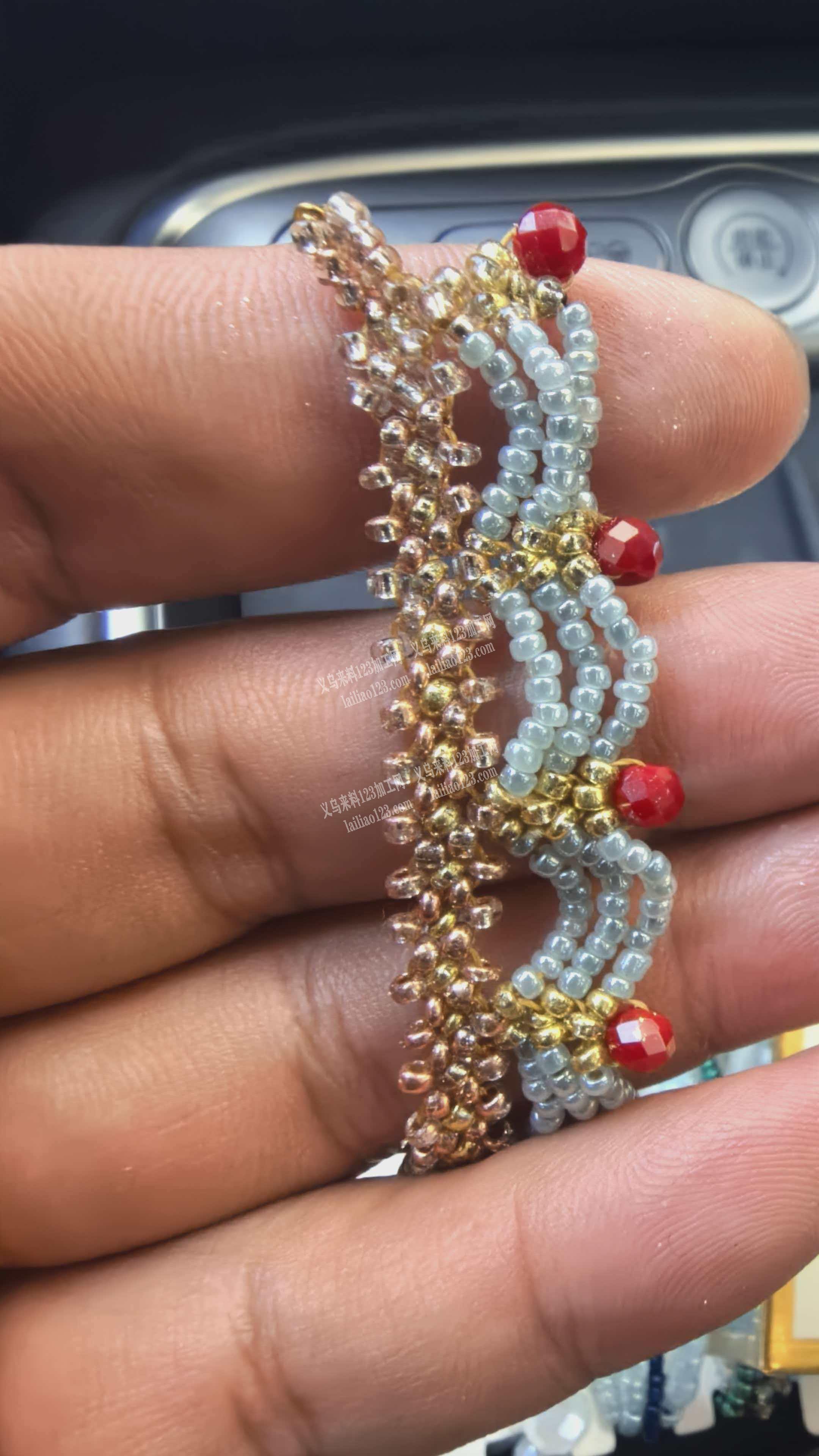 《穿珠手工活发外地》如图，寻找专业穿米珠