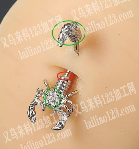 穿刺饰品订单，如图，寻找专业做的工厂合作