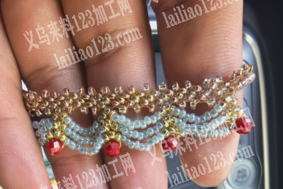穿米珠编织的手工活【发外地做】寻找外地专