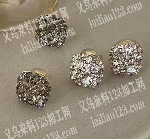 大量钻球耳钉，点钻外发加工，寻找点钻的加