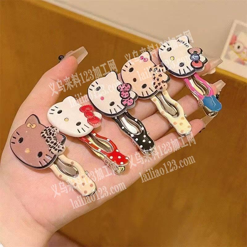 HelloKitty发夹订单，如图，卡通
