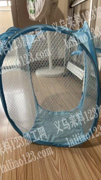 这个网布的收纳篮脏衣篮订单外发加工，寻找