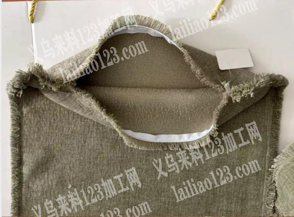 如图特殊工艺柔边，寻找义乌周边做柔边加工