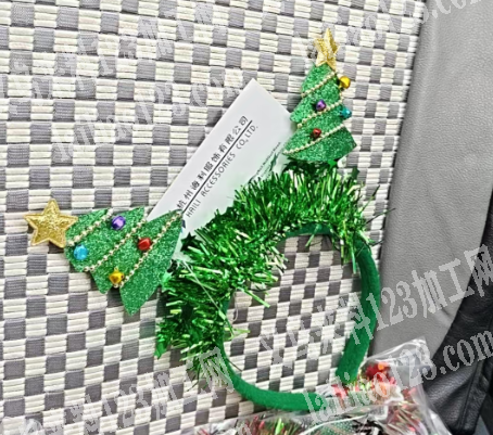 圣诞发箍的手工活外发加工，寻找如图，寻找