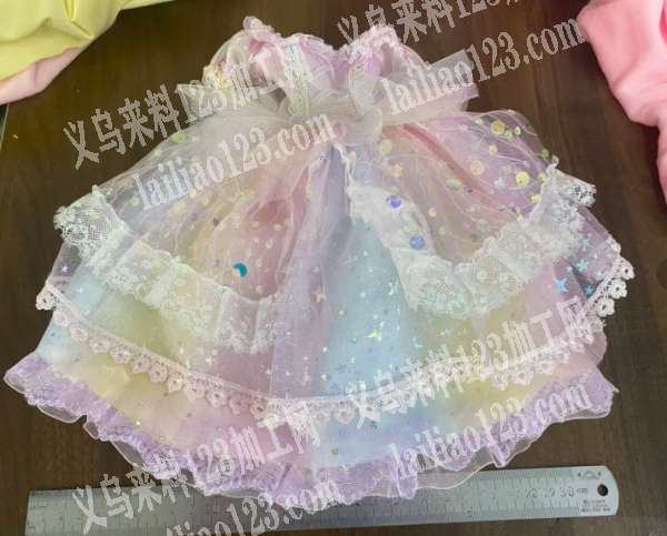 这种小娃娃衣服平车活外发加工，外发加工，