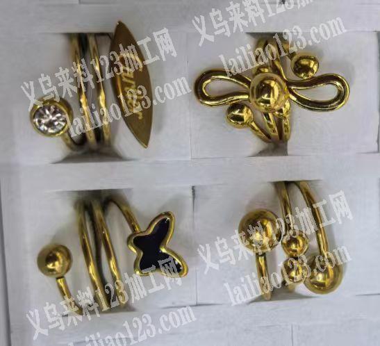 切割的不锈钢成品戒指订单，如图，寻找专业
