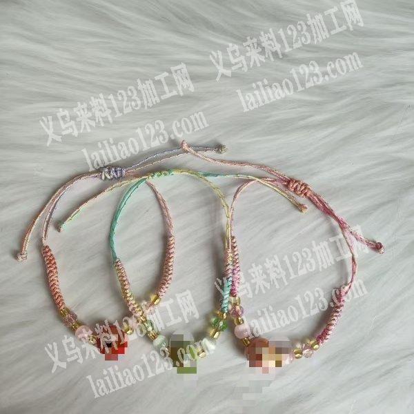 【发江苏做】穿珠子+打蛇结的手工活外发，