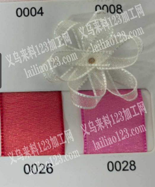 织带做花朵，外发加工，寻找会做的手工活加