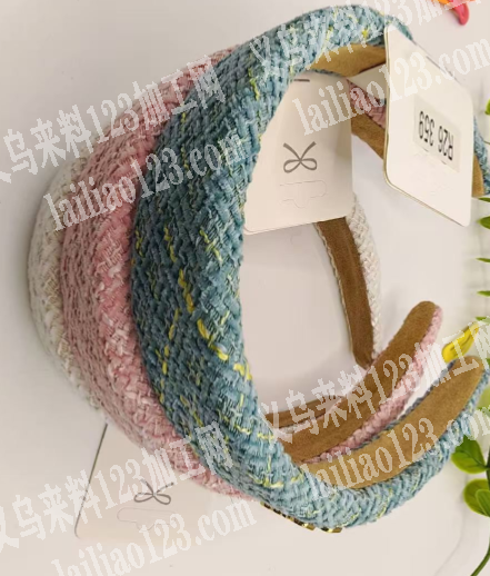 寻找专业做发箍成品的工厂，布艺发箍订单。