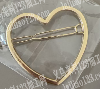爱心桃合金发饰订单，如图，寻找源头工厂，