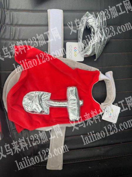 老板委托寻找：狗狗衣服外发加工。长期合作