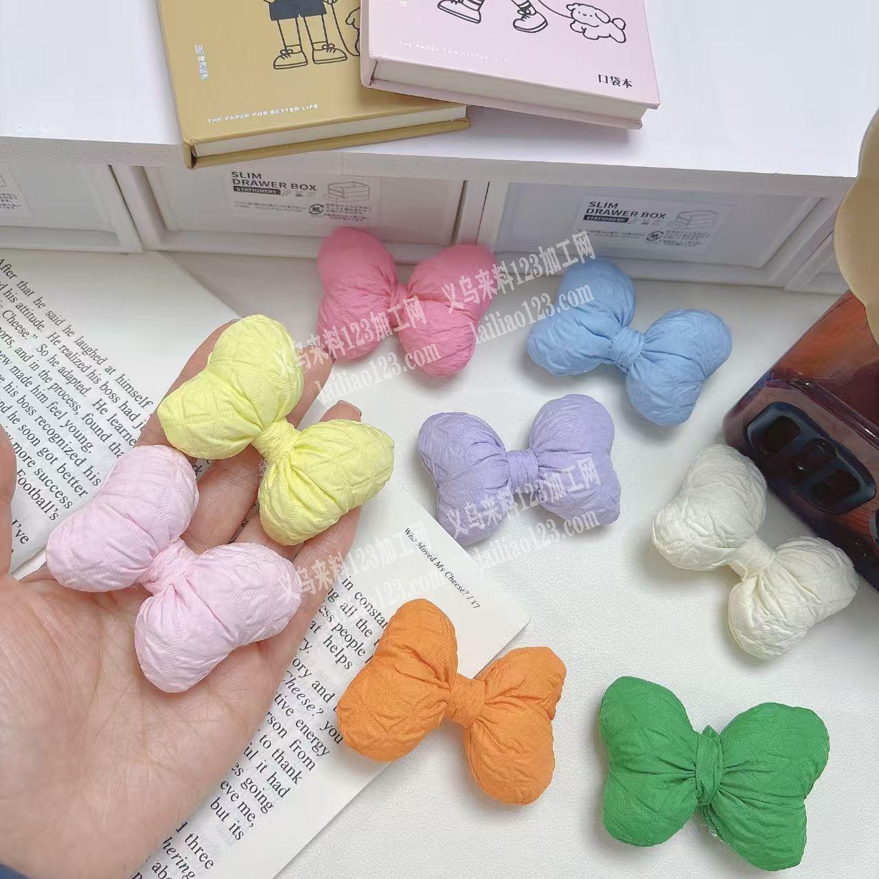 寻找专业做这个布艺蝴蝶结产品的工厂，要求