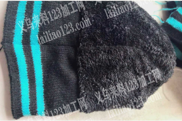 10来万毛绒帽子平车活外发加工，如图，寻