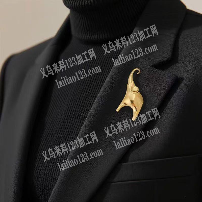 外贸金属大象胸针订单如图，寻找专业做这个