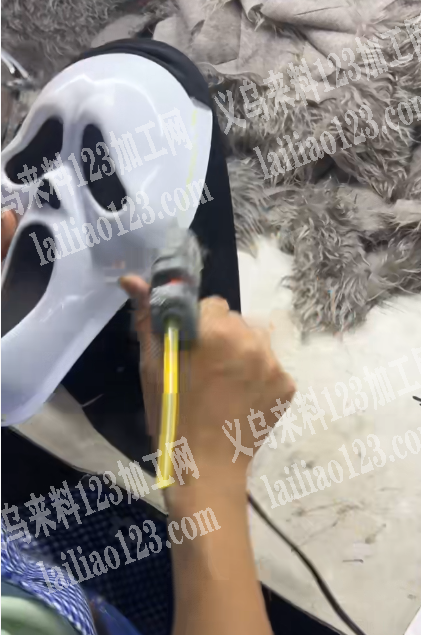 万圣节面具粘胶粘布，手工活外发，附图片，