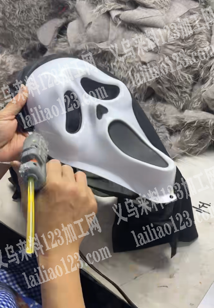 万圣节面具粘胶粘布，手工活外发，附图片，