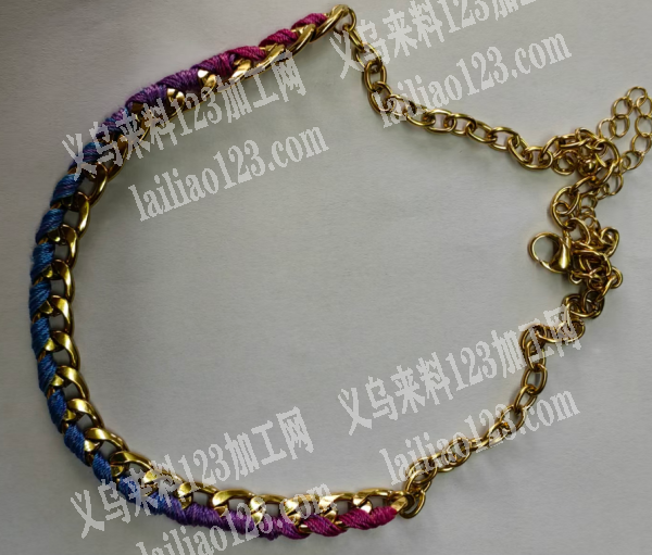 穿绳子缠绕的手工活外发，寻找会做的手工活