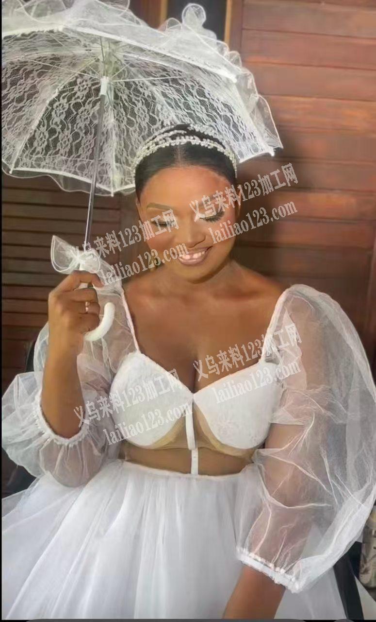 婚庆公司网纱头纱订单。，如图。寻找专业做