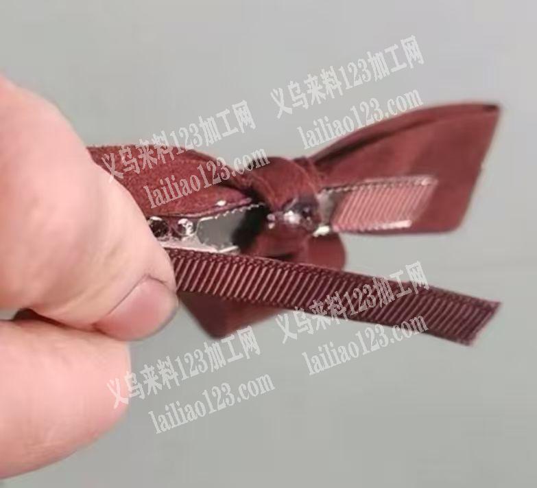 蝴蝶结包腰的手工活外发，夹子和蝴蝶结包腰