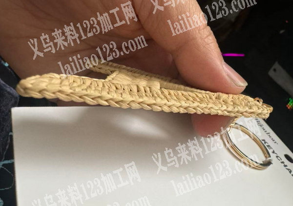 拉菲草编织手工活外发，如图藤编外发加工，