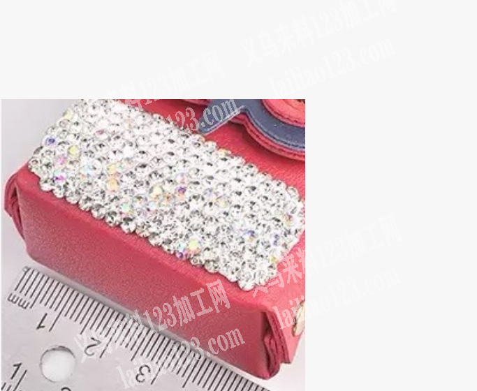 【粘钻外发加工】皮上面粘陶泥钻，外发加工