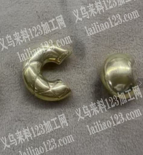耳环胚子订单，如图，空心铜饰品配件订单，