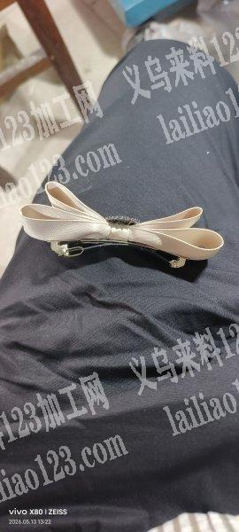 折蝴蝶结，手工活外发，纯加工，发外地做，