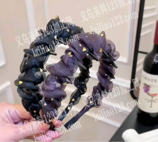 布艺缠绕手工活外发【发外地做】如图，寻找