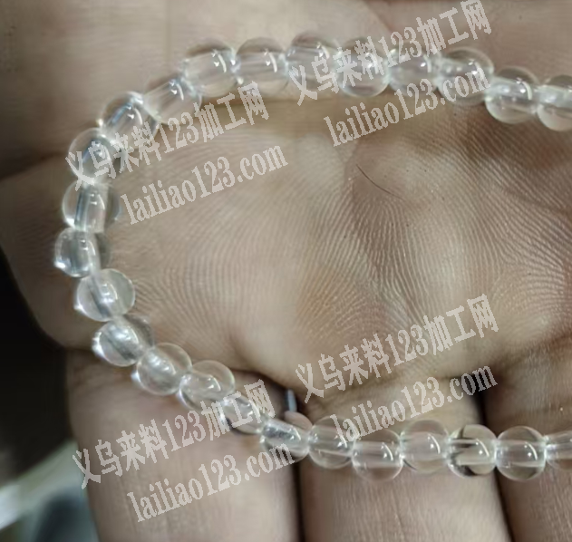 大量串珠外发加工，如图，简单穿珠子，五厘