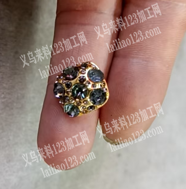 【大量点钻外发加工】纯加工，如图，饰品点