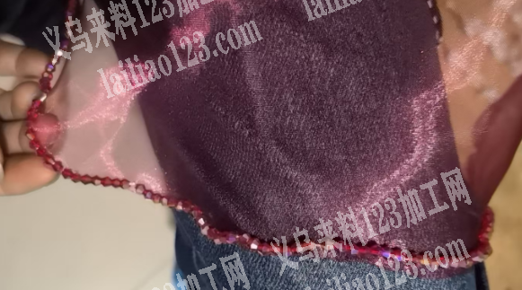 穿珠子+手缝珠子，外发加工，寻找会做的工