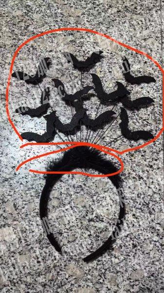 头箍粘配饰外发，发东阳周边做
