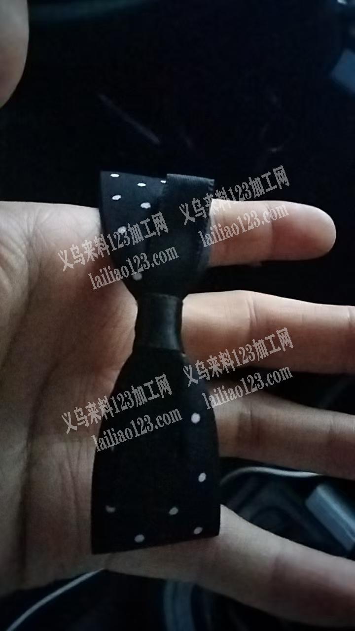叠蝴蝶结/折蝴蝶结的手工活外发，如图，寻