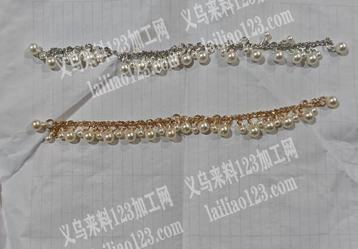 【发外地做】如图，手工活。链条上面挂圈挂
