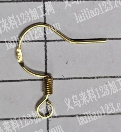 大量耳钩订单，如图材质是黄铜，白铜的都可