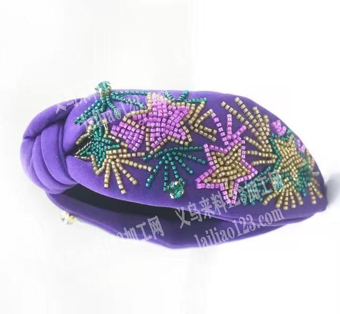 大量珠绣外发加工，寻找专业做绣花的珠绣的